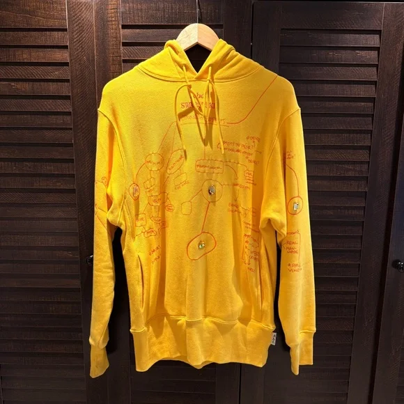 Advisory Board Crystals Swarovski Yellow Hoodie with Silver Accents - Picture 3 of 8